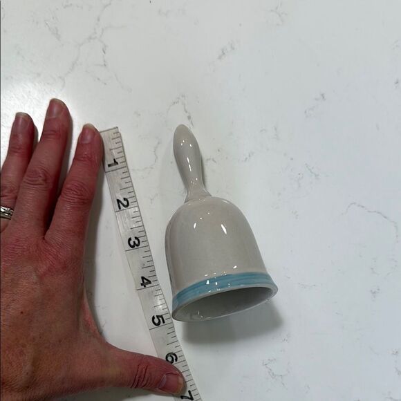 Vintage Holly Hobbie Decorative Ceramic Bell with Blue Accents - Picture 6 of 6